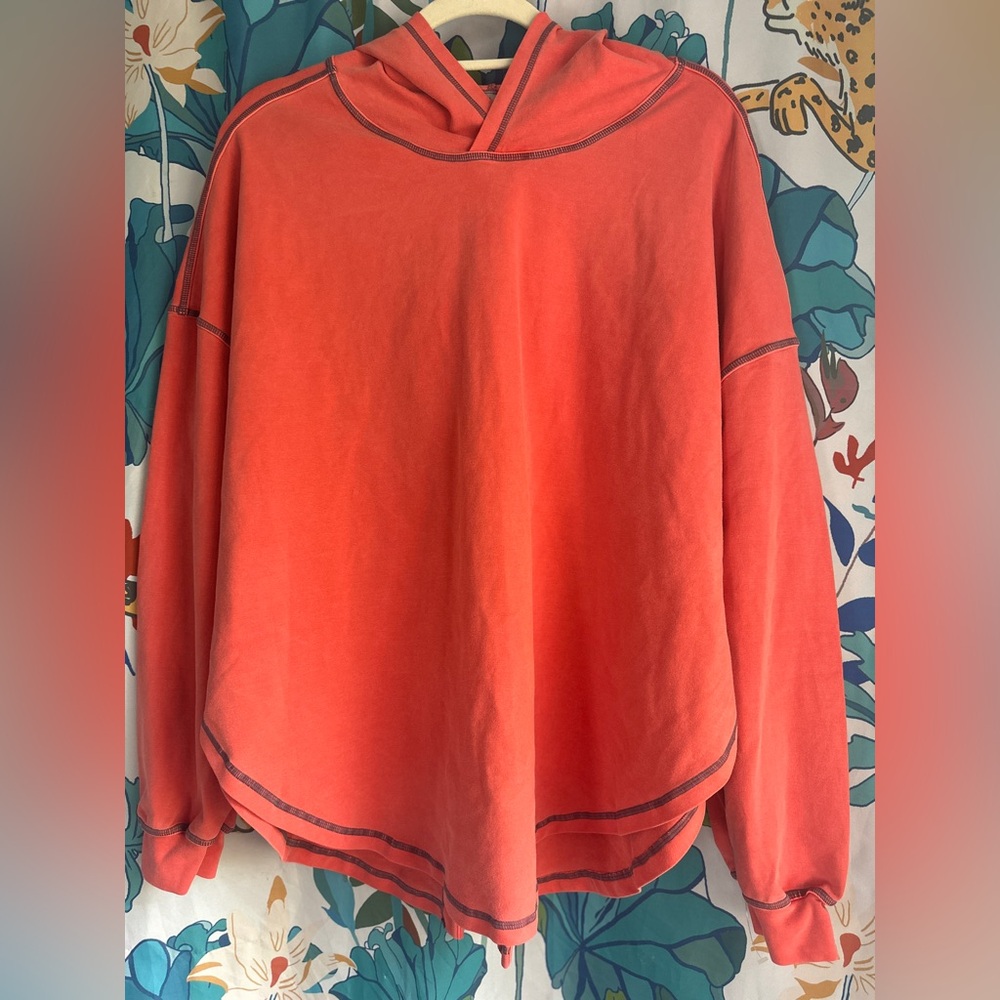 NWOT Free People Movement Hoodie With Open Back Sz S